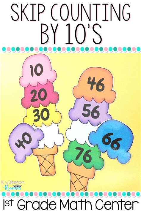 Skip Counting By 10 S Math Center For 10 More 10 Less Math Center