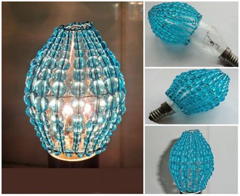Crystal Chandelier Inspired Glass Beaded Lightbulb Candle Bulb Cover