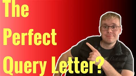 Writing The Perfect Query Letter Youtube
