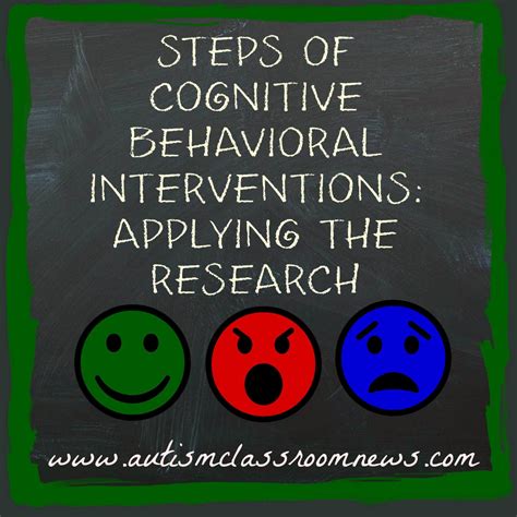 Components Of Cognitive Behavioral Interventions Applying The Research