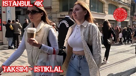Istanbul Turkiye Taksim Istiklal Street Galata Tower Walking Tour