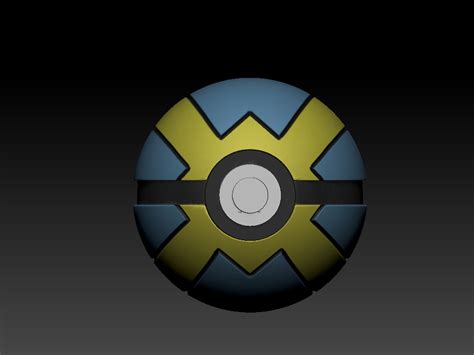 Archivo Stl Pokemon Quick Ball Pokeball・plan Para Descargar Y Imprimir