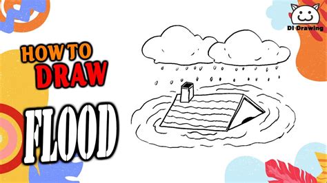 How To Draw Flood Easy Drawings Dibujos Faciles Dessins Faciles