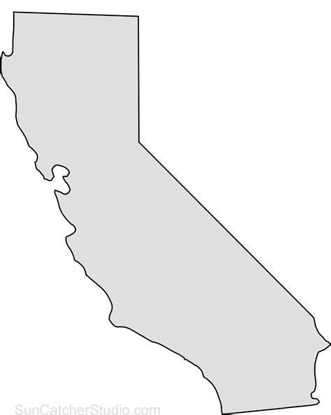 California Map Outline Png Png Image Collection