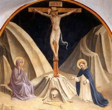 29 Christ On The Cross With St Mary And Saint Peter The Martyr — Fra