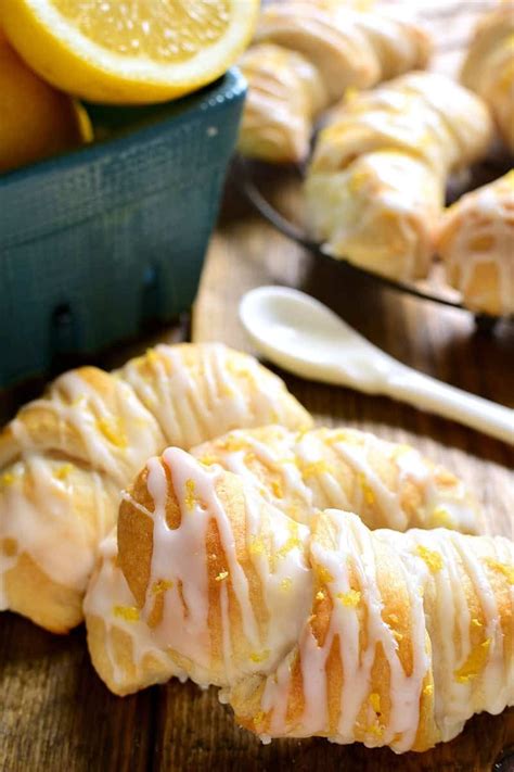 These Lemon Cheesecake Crescent Rolls Are Bursting With Bright Lemon Flavor Flaky Crescent