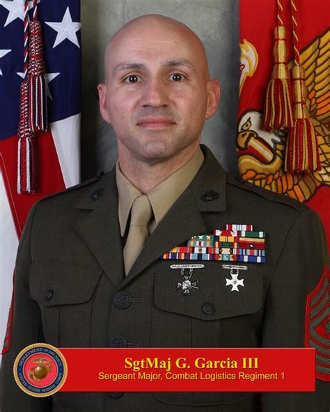 Sergeant Major George Garcia Iii 1st Marine Logistics Group Leaders