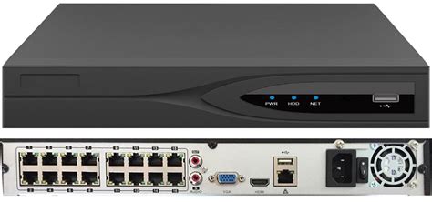 Ip Network 12mp 16 Channel Nvr 16x Poe Ports 4096×3072 Resolution