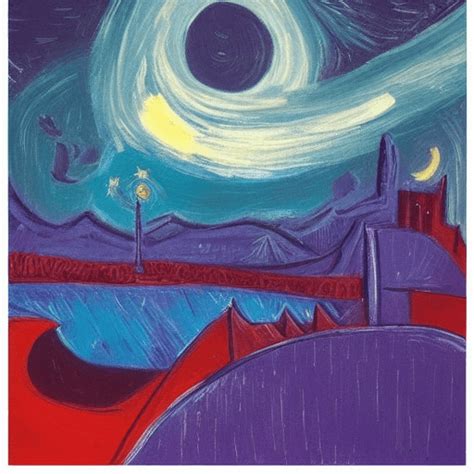Picasso Night Sky Graphic · Creative Fabrica