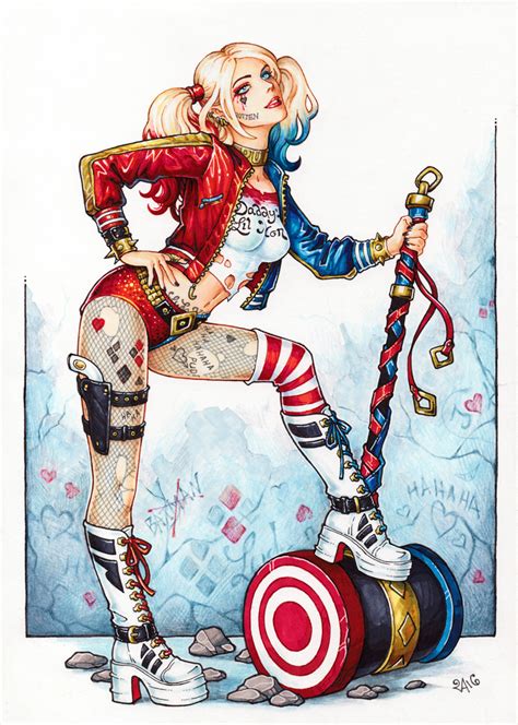 harley quinn by candra on deviantart