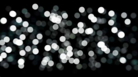 Black And Whtie Bokeh Lights Royalty Free Backgorund Video Effect