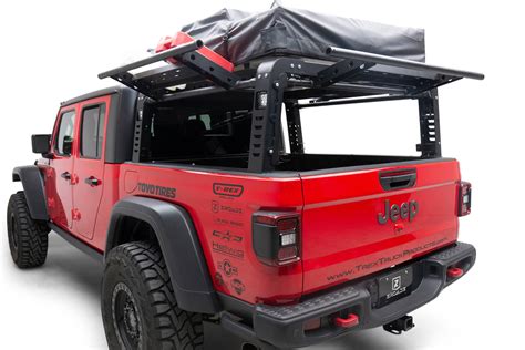 2019 2022 Jeep Gladiator Access Overland Rack With Three Lifting Side