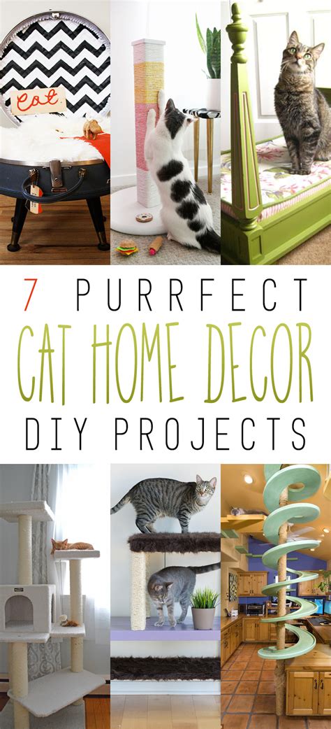 Our store offers you a wide range of products that are only meant to inculcate better ways of handling. 7 Purrfect Home Decor Cat DIY Projects - The Cottage Market