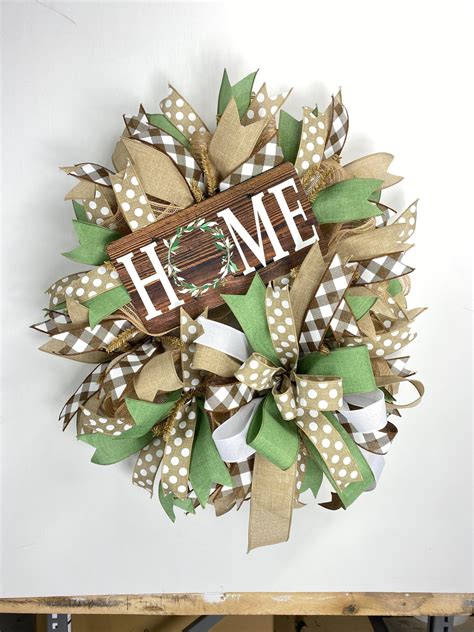 Summer Diy Wreath Kit With Instructions Spring Mesh Wreath Kit For