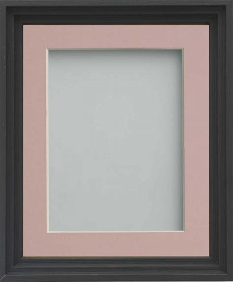 Stamford Grey 14x11 Frame With Pink Mount Cut For Image Size A4 11