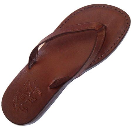 The sole is synthetic designed for ultimate foot support. Holy Land Market - Adults Genuine Leather Biblical Sandals ...