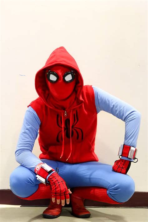 Peter Parkers Homemade Spider Man Suit Costume Adafruit Industries