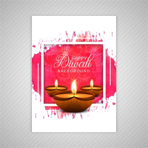Connect with friends, family and other people you know. Ornamental elegant diwali greeting card brochure template ...
