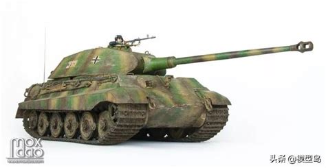 田宮1 35 二戰德國 虎王 重型坦克 保時捷炮塔 模型作品 每日頭條