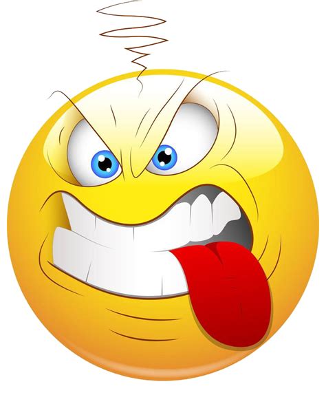 Smiley Emoticon Anger Clip Art Emoji Angry Pic Transparent Png Images