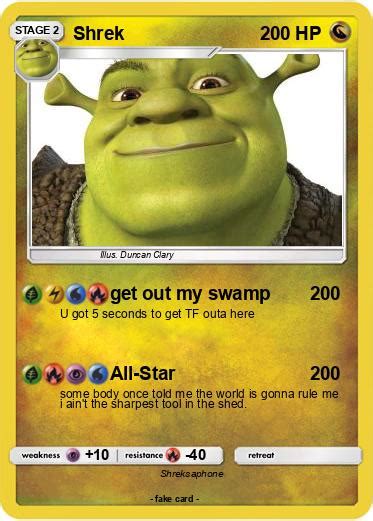 pokémon shrek 2024 2024 get out my swamp my pokemon card