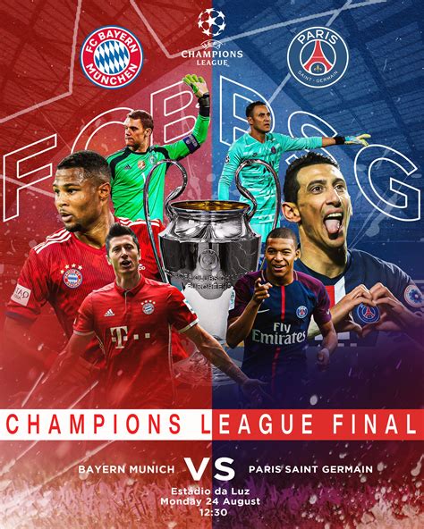Football Match Day Poster Design In Photoshop Champions League Final