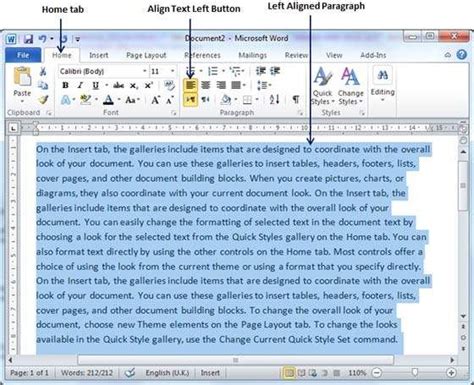 Text Alignments In Microsoft Word Megatek Ict Academy