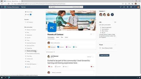 Microsoft Yammer Communities Overview Youtube