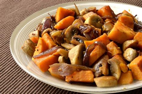 Cette poêlée plaira aux enfants car le patate douce est un peu sucrée