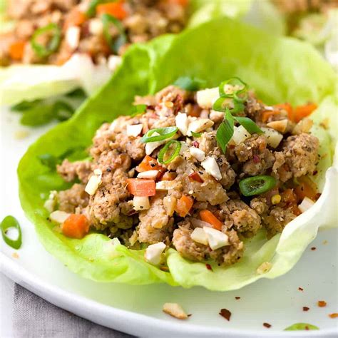 Ground turkey is a naturally leaner meat, and it's super low cost. Chinese Turkey Lettuce Wraps - Jessica Gavin