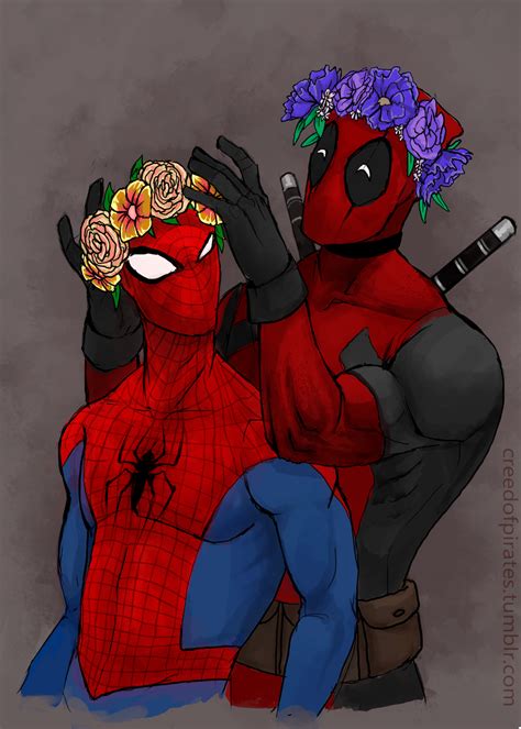 Spidey And Deadpool By Luccorvus On Deviantart