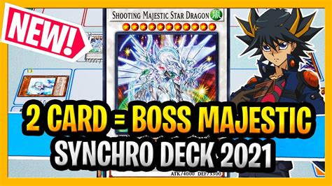 New 2 Card Boss Shooting Majestic Star Dragon Gameplay Synchro Deck