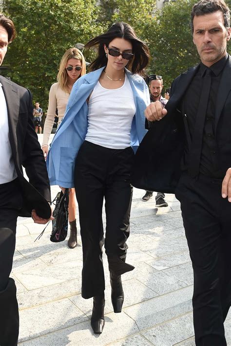 Kendall Jenner Arrives At The Alberta Ferretti Show During Milan