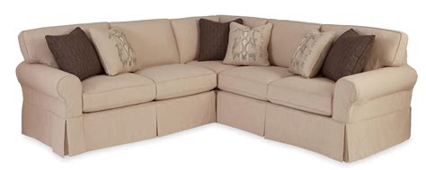 922800 Two Piece Slipcovered Sectional Sofa With Raf Return Sofa By