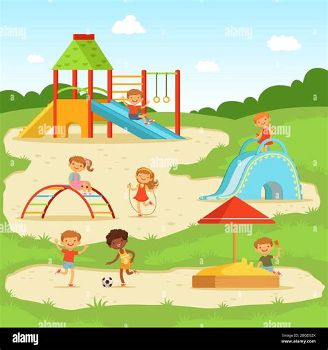 Kids Playground Drawing Hi Res Stock Photography And Images Alamy