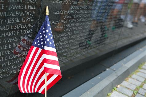 The Vietnam Veterans Memorial Wall Fall River Ma