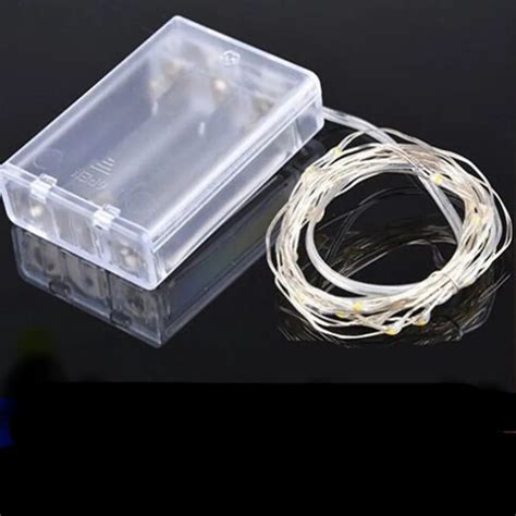 Hot 3aa Battery Box With 3m 30led String Light 9 Colors For Christmas