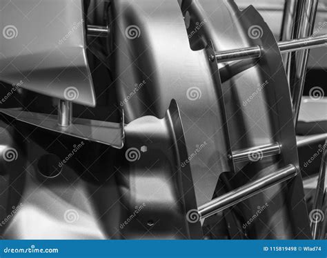 Metal Parts Of A Car In Automotive Production Stock Photo Image Of