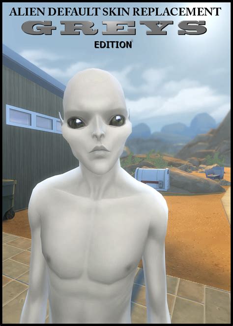 Mod The Sims Alien Skin And Eyes Default Replacement Greys Edition