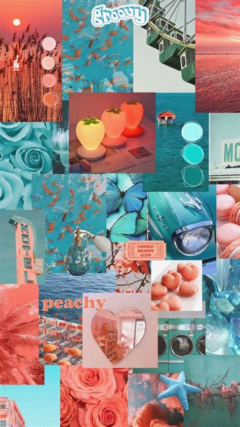 Blue aesthetic pastel aesthetic colors aesthetic collage aesthetic pictures wallpaper aesthetic aesthetic backgrounds blue wallpapers pretty wallpapers photo wall aesthetic roses different aesthetics turquoise background favorite color flowers beautiful instagram teal blue wallpaper. Turquoise and coral aesthetic wallpaper in 2020 ...
