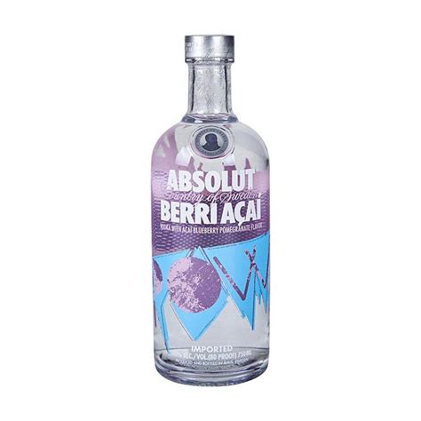 Absolut Vodka Berri Acai 1litre Collection Food And Drinks Alcoholic Beverages On Carousell