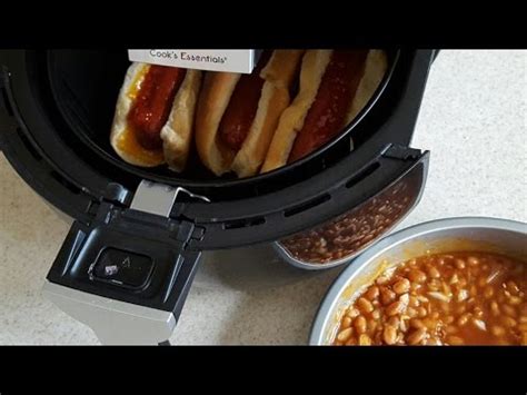 Basic air fryer hot dogs recipe. Air Fryer Nathans Hot Dogs With Airfryer Baked Beans cook ...