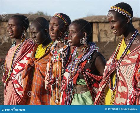 Maasai Women Dancing Editorial Photo Image Of Traditional 11722581