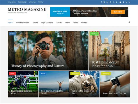 Metro Magazine WordPress Theme WordPress Org