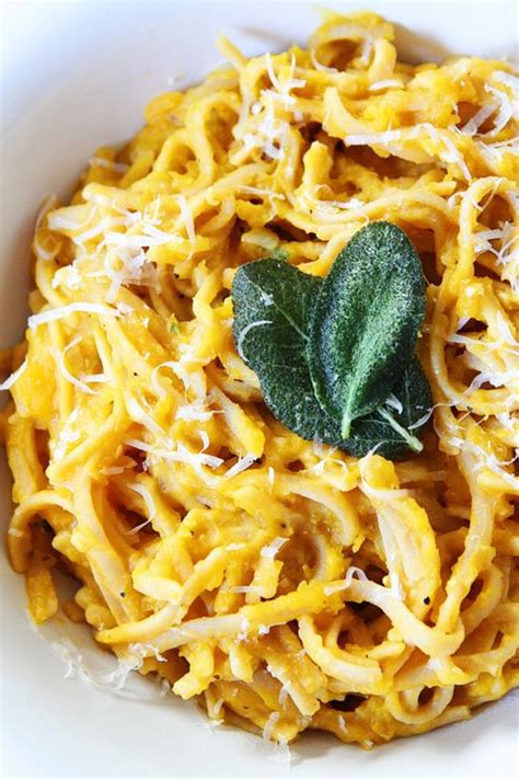 Yummy Butternut Squash Pasta Recipe With Parmesan Nutmeg And Sage