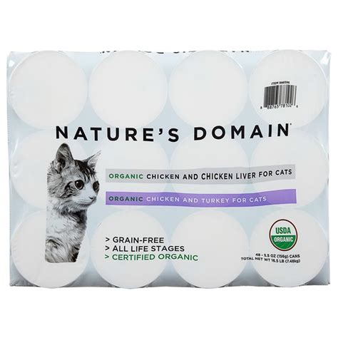 Costco has 11 different varieties of dog food. Nature's Domain Organic Wet Cat Food Variety Pack, 48 X 5 ...