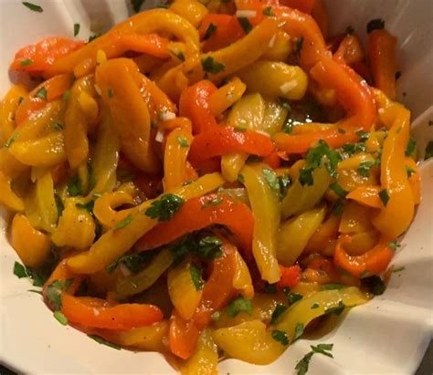 Poivrons grillés à l italienne