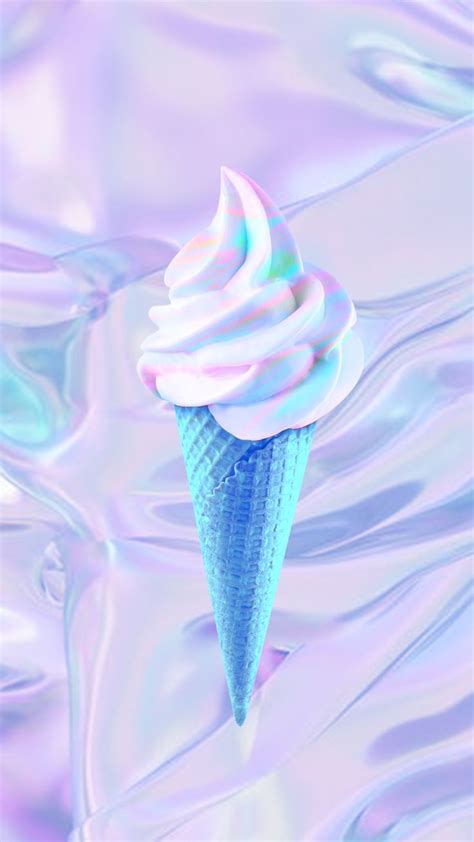 Wallpaper Sorveteholo By Gocase Holographic Ice Cream
