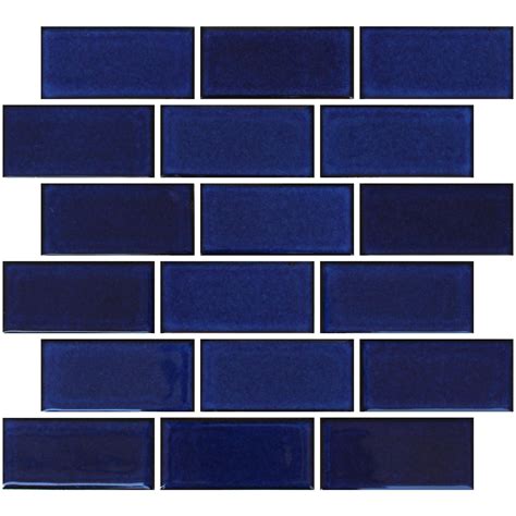 Royal Blue 2" x 4" Porcelain Pool Tile – AquaTiles