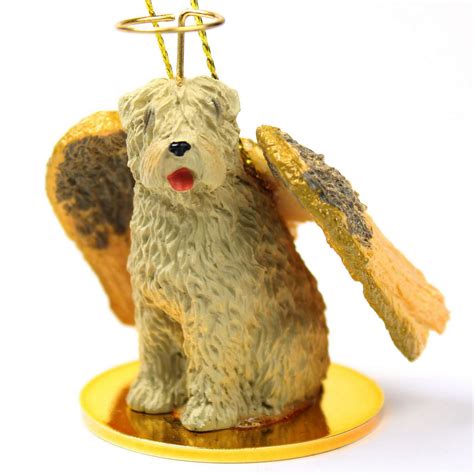 Soft Coated Wheaten Dog Figurine Angel Statue